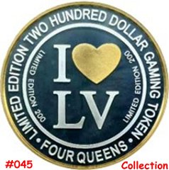 -200 Four Queens   I  Love LV obv.